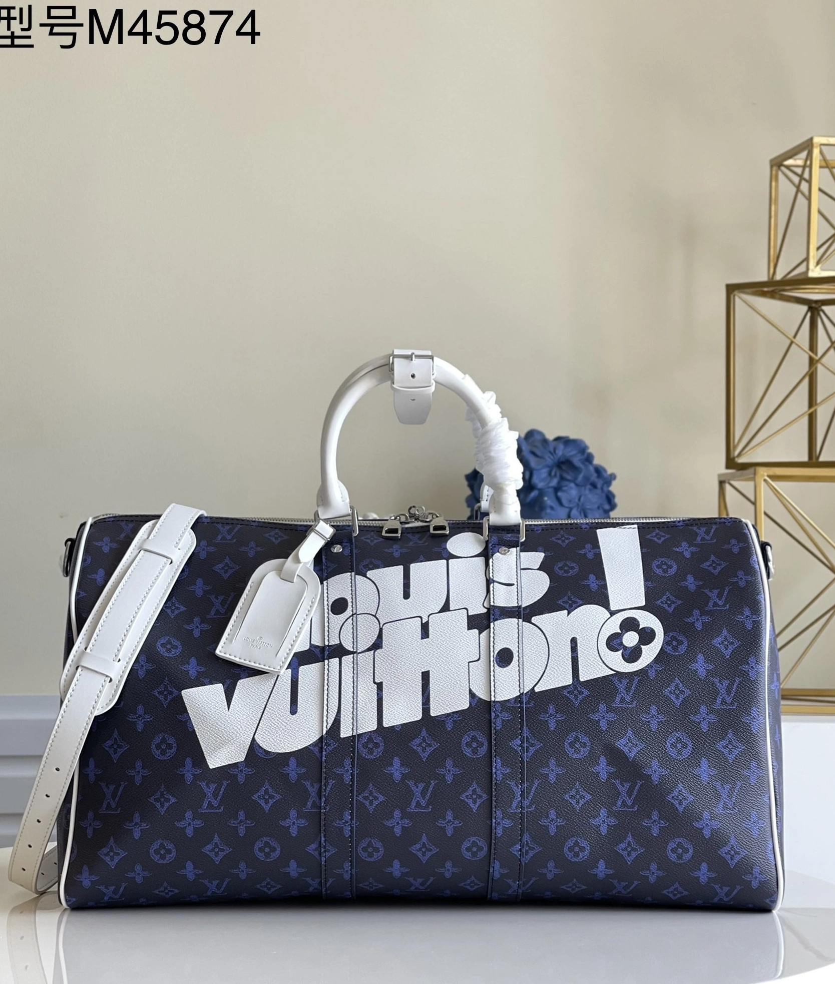 WIS KEEPALL BANDOULIERE LOUIS VUITTON 55 0201